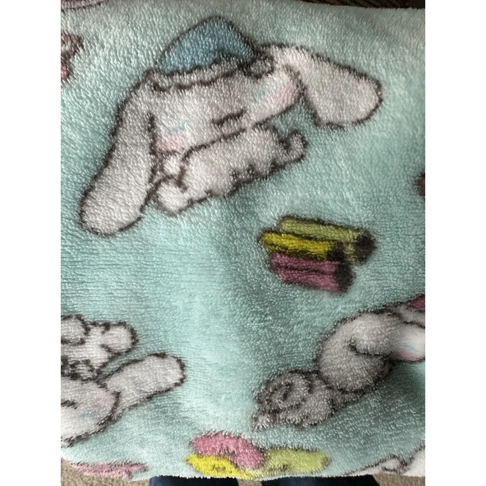 Sanrio CINNAMOROLL Blue Fleece Pajama Set Girls 8 Size 130cm